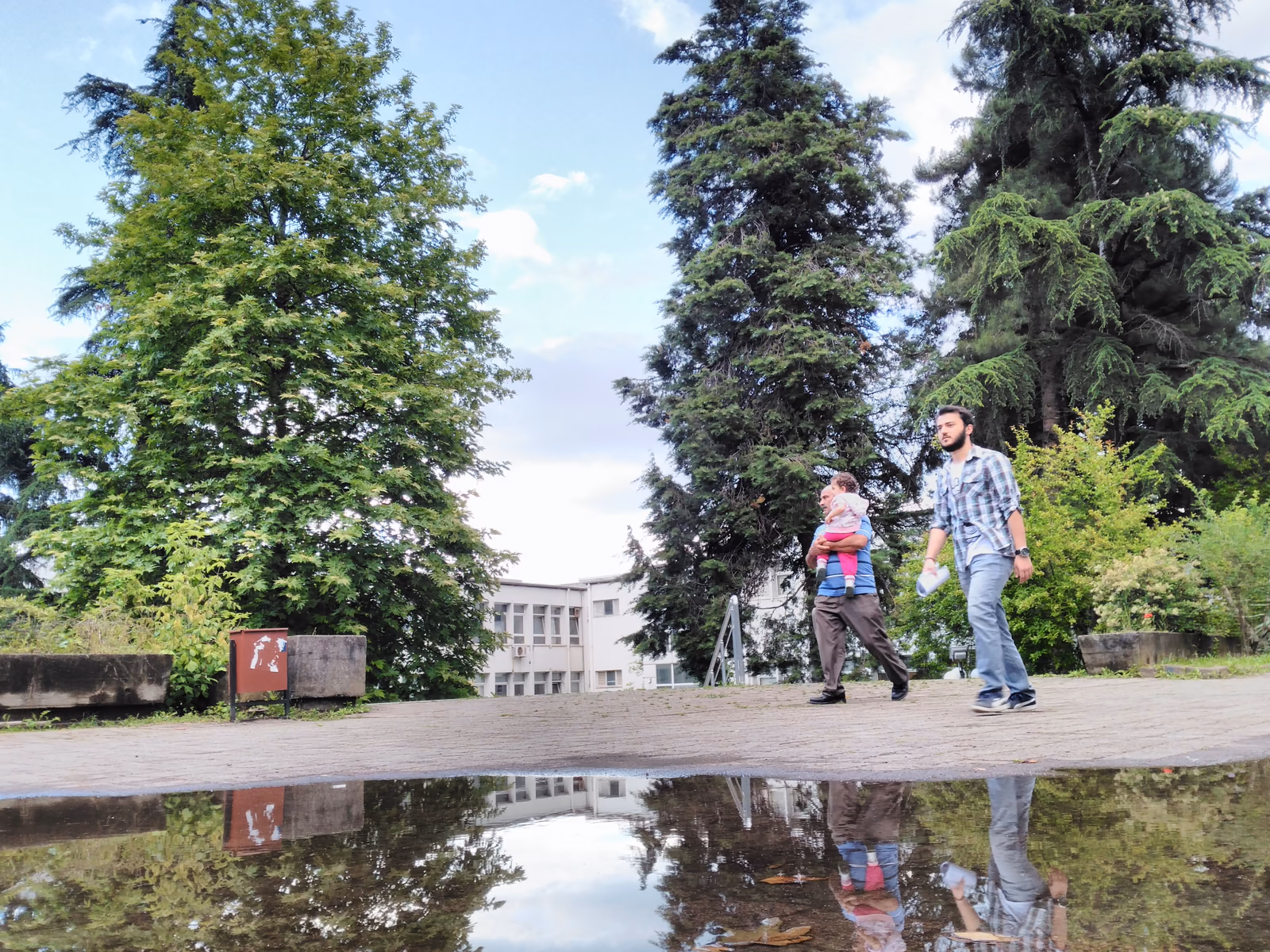 Faculty avenues and greenery at Karadeniz Technical University campus in Trabzon